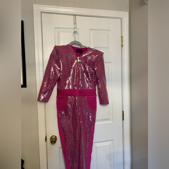 Zhivago Heated Activated The Video Wars Jumpsuit in Pink & Purple - Picture 3 of 9